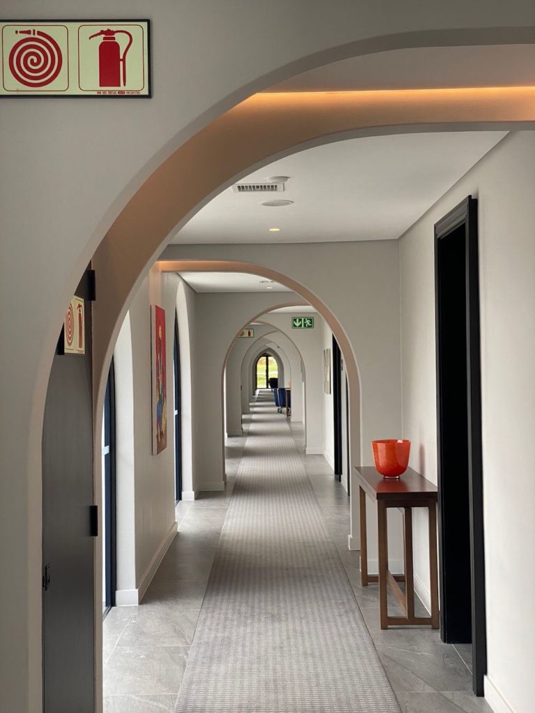 Interior arches by Citra, Hazendal Hotel, Stellenbosch