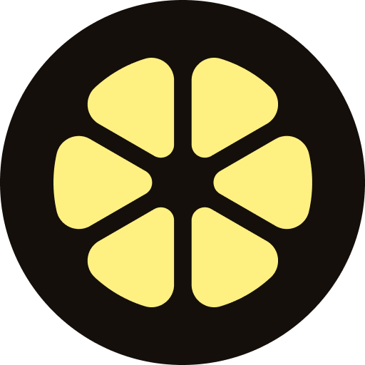 Fresh lemon slices arranged in a circular pattern on a black background.