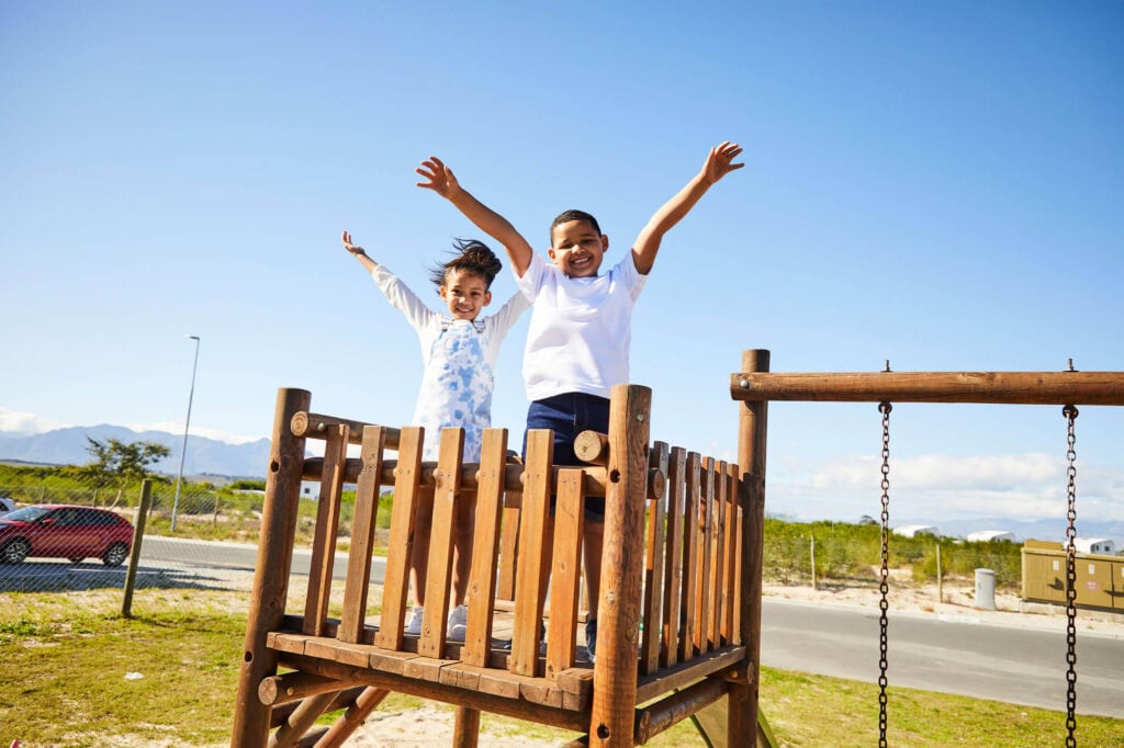 children playing in park 1